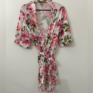 Show Me Your Mumu Pink Floral Dressing Robe